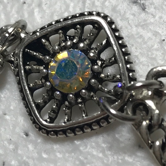 Pink Fringe Dangle Earrings - Picture 3 of 3